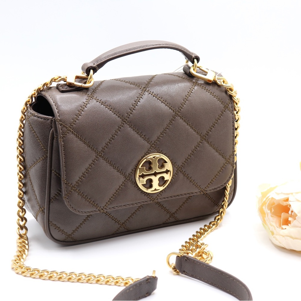 NWT Tory Burch Willa Mini Top Handle Crossbody Bag